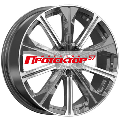 Диск Литой 7x19 PCD 5x108 ET33 D60.1 Premium Series КР013 Diamond Gloss Graphite
