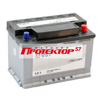 Аккумулятор VST 74 А/ч R+ обратная EN680А 278x175x190 Стандартные