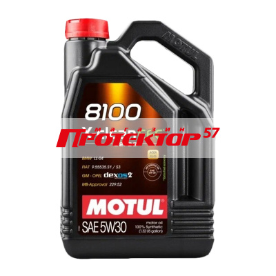 Motul 8100 X-clean EFE 5W30 SN C2/C3 синтетическое 4л