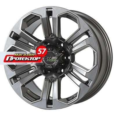 Диск 7.5x16 6x139.7 ET38 D67.1 PDW HAZARD M/GRA