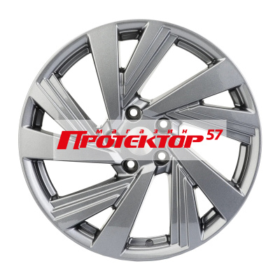 Диск 7.5x18 5x114.3 ET45 D67.1 Khomen Wheels V-Spoke 801 G-Silver