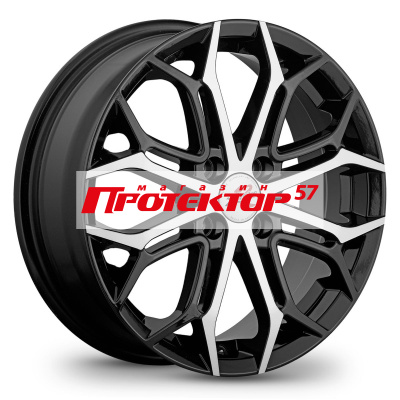Диск 6x16 4x100 ET49 D54.1 X-trikeRST R126 BK/FP