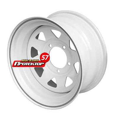 Диск 7x15 5x139.7 ET25 D98 4x4sport Штамп НИВА Белый