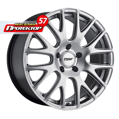 Диск 8x17 5x112 ET45 D72 TSW Mugello Hyper Silver