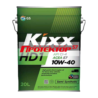 KIXX HD1 10W40 CI-4/SL E7 синтетическое 20л