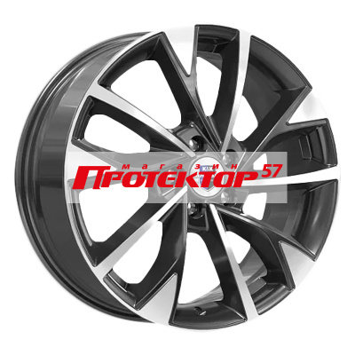 Диск Литой 7x17 PCD 5x110 ET49 D63.35 K&K КС900 Алмаз черный