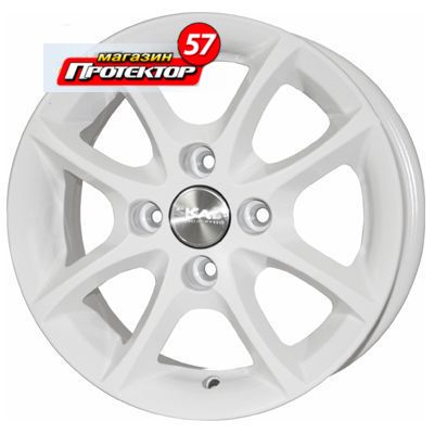Диск 5.5x13 4x100 ET35 D67.1 СКАД Спайдер белый