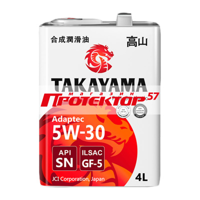 Takayama Adaptec 5W30 SN GF-5 синтетическое 4л