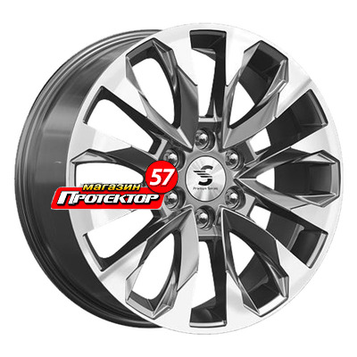 Диск 8x20 6x139.7 ET42 D75.1 K&K KP007 Diamond Gloss Graphite