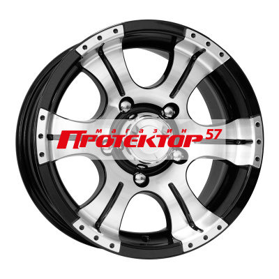 Диск 7x15 6x139.7 ET20 D110.1 K&K КС473 Алмаз черный