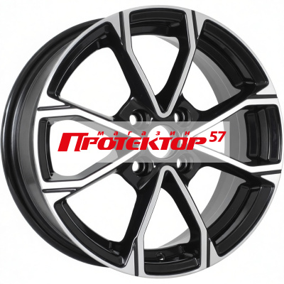 Диск Литой 6x15 PCD 4x98 ET35 D58.6 KDW KD1590 Black_Front_Polish