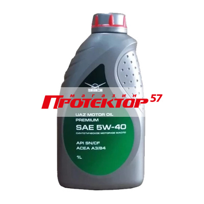 УАЗ Motor Oil Premium 5W40 Синтетическое 1л