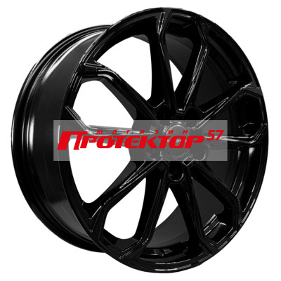 Диск Литой 7x18 PCD 5x108 ET47 D60.1 Khomen Wheels KHW1816 Black
