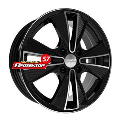 Диск 6x16 4x108 ET27 D65.1 СКАД Эко Селена-черный