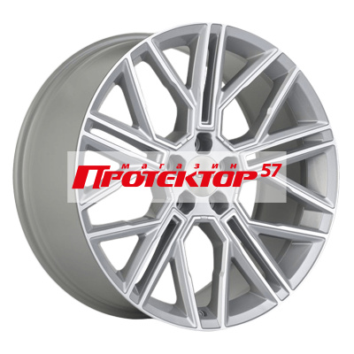 Диск 9.5x21 5x120 ET45.5 D62.5 Khomen Wheels KHW2101 Brilliant Silver-FP