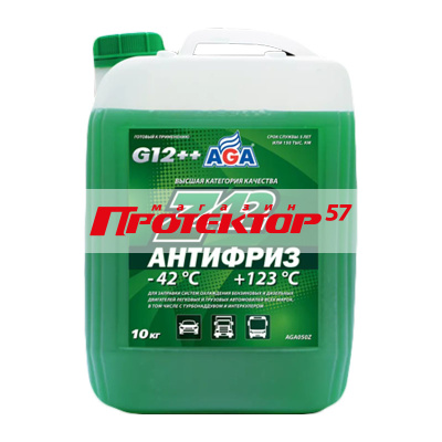 AGA Z-42 готовый -42C Антифриз зеленый 10 кг