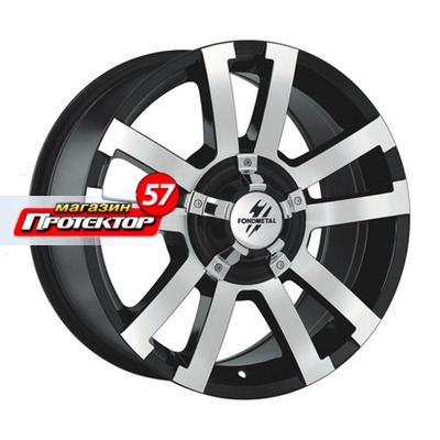 Диск 8x17 5x130 ET30 D84.1 FONDMETAL 7700 Black Polished