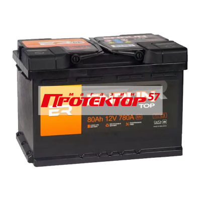 Аккумулятор ENRUN TOP 80 А/ч R+ обратная EN780А 261x175x225 Стандартные