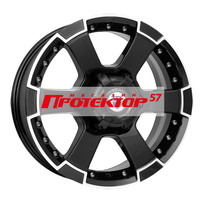 Диск Литой 7x16 PCD 6x139.7 ET38 D67.1 K&K М56 Алмаз черный