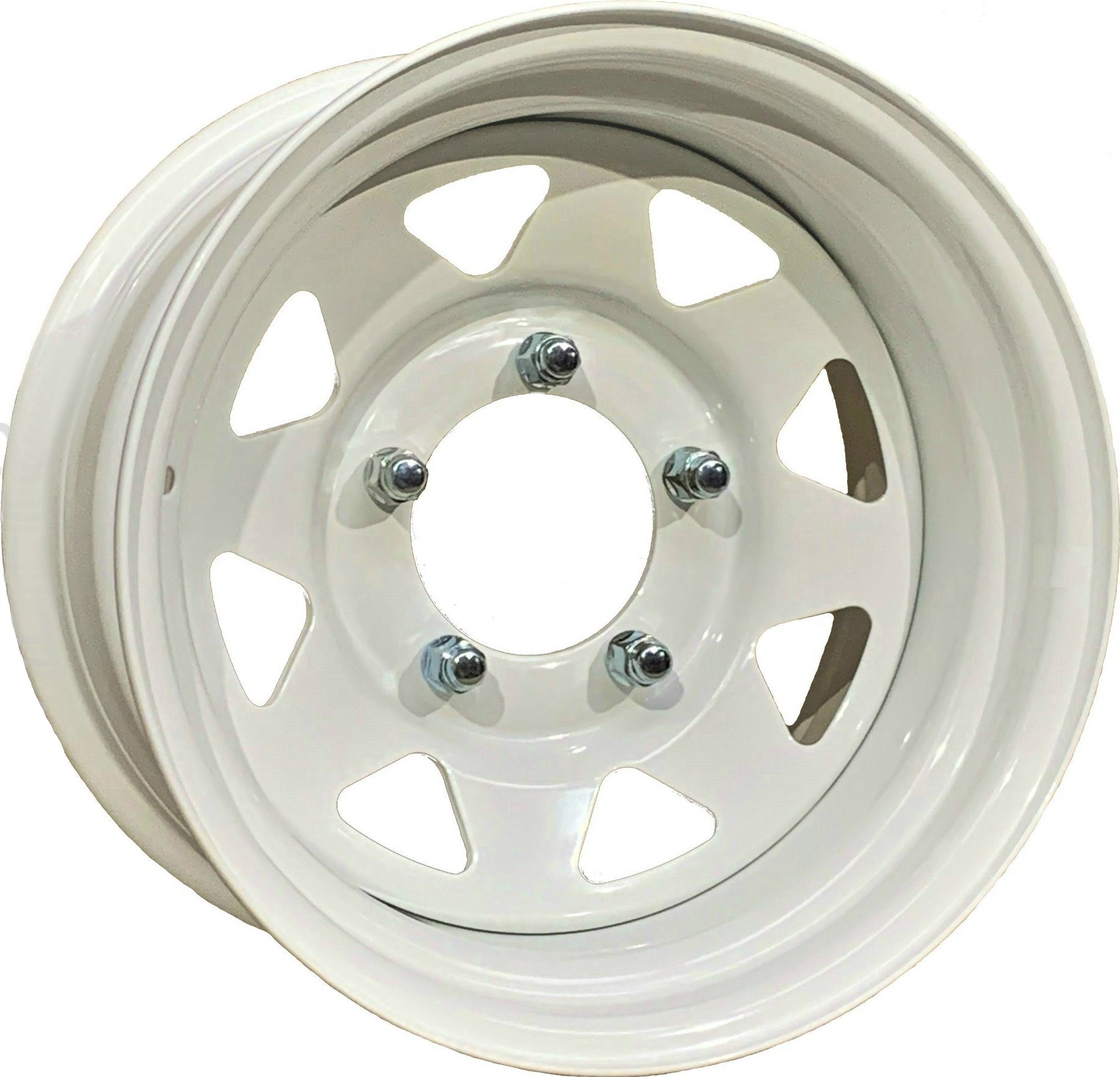 Диск 8x15 5x139.7 ET-19 D110.5 Magnum Штамп White