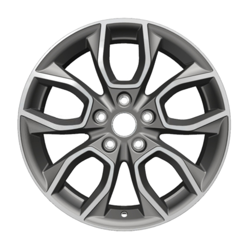 Диск 7x17 5x114.3 ET45 D67.1 Khomen Wheels U-Spoke 713 Gray