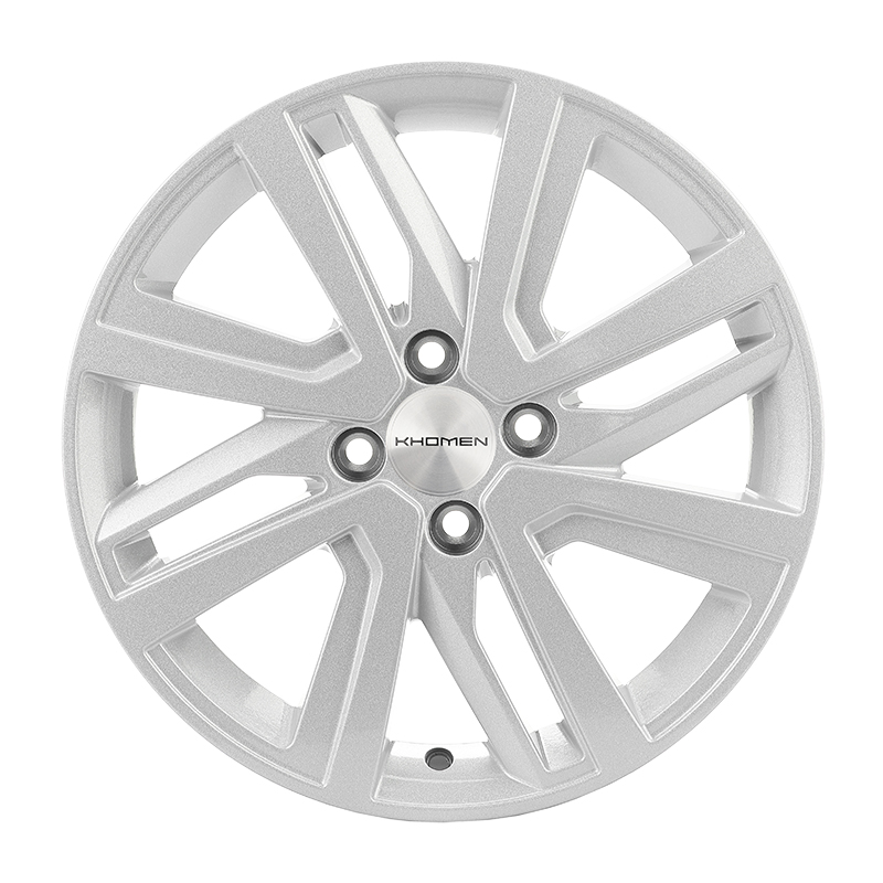 Диск 6x16 4x100 ET37 D60.1 Khomen Wheels V-Spoke 609 F-Silver