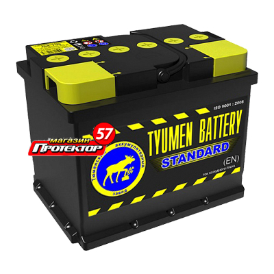 Аккумулятор TYUMEN BATTERY Standard 60 А/ч R+ обратная EN550A 242x175x190 Стандартные