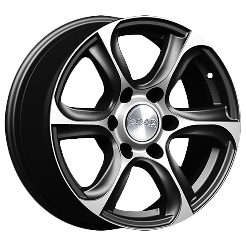 Диск 7.5x17 6x139.7 ET25 D106.2 СКАД Скала Алмаз матовый