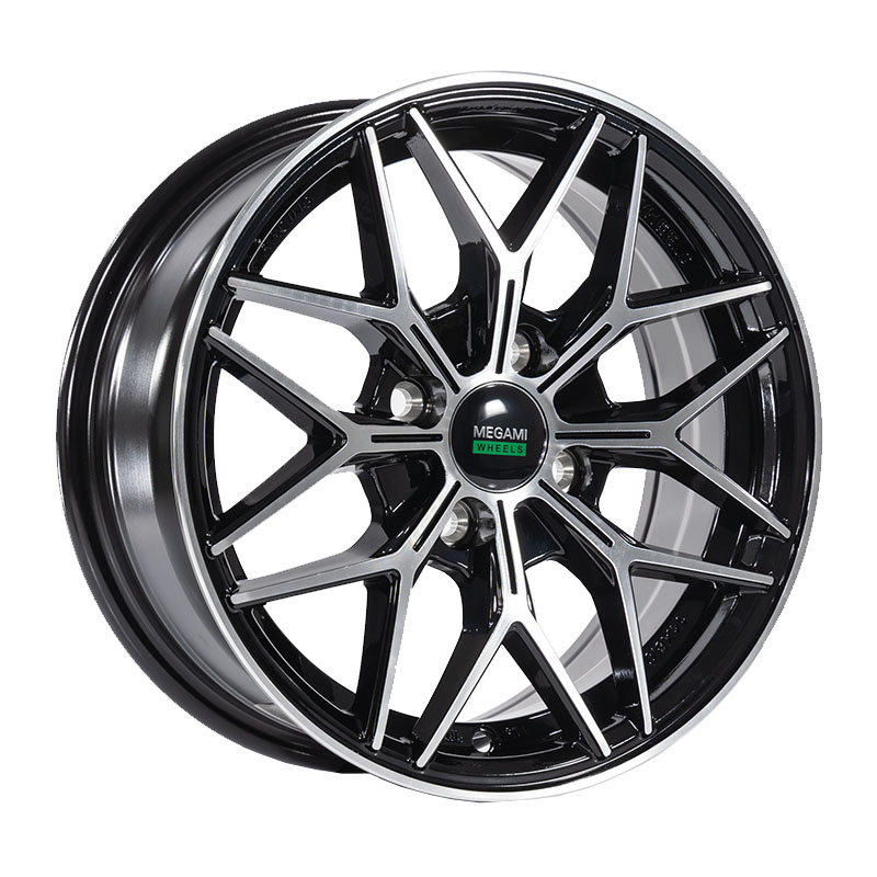 Диск Литой 6x14 PCD 4x100 ET35 D67.1 Megami MGM-32 BKF