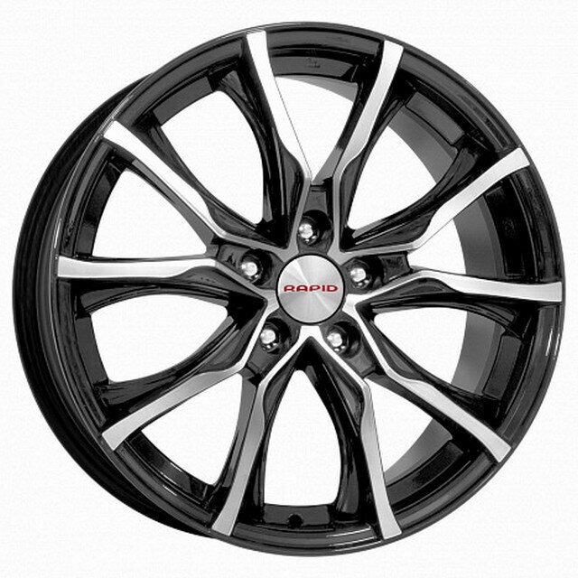 Диск Литой 7.5x17 PCD 5x100 ET45 D56.1 K&K КС697М алмаз черный