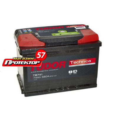 Аккумулятор TUDOR Technica 74 А/ч R+ обратная EN680A 175x190x278 Стандартные