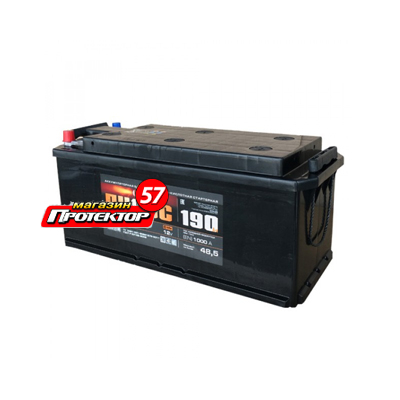 Аккумулятор ПУЛЬС 190 А/ч R+ обратная EN1250A 514x218x210 Стандартные