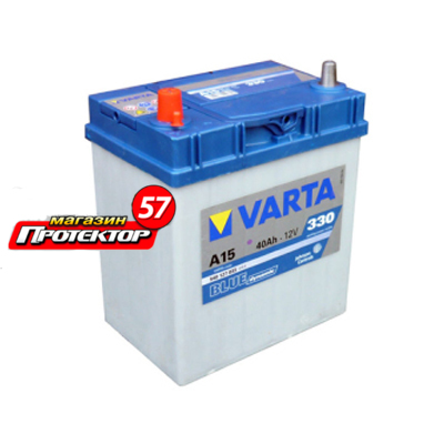 Аккумулятор Varta Blue Dynamic 40 А/ч L+ прямая EN330A 127x227x187 Тонкие вынос.