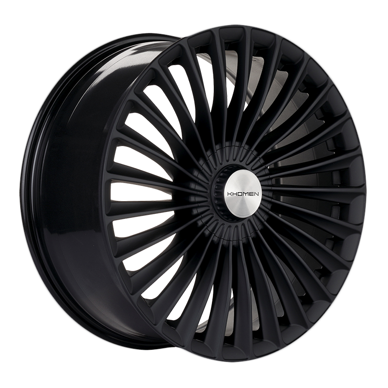 Диск 8.5x20 5x112 ET43 D66.6 Khomen Wheels KHW2008 (C/E/S) Black matt