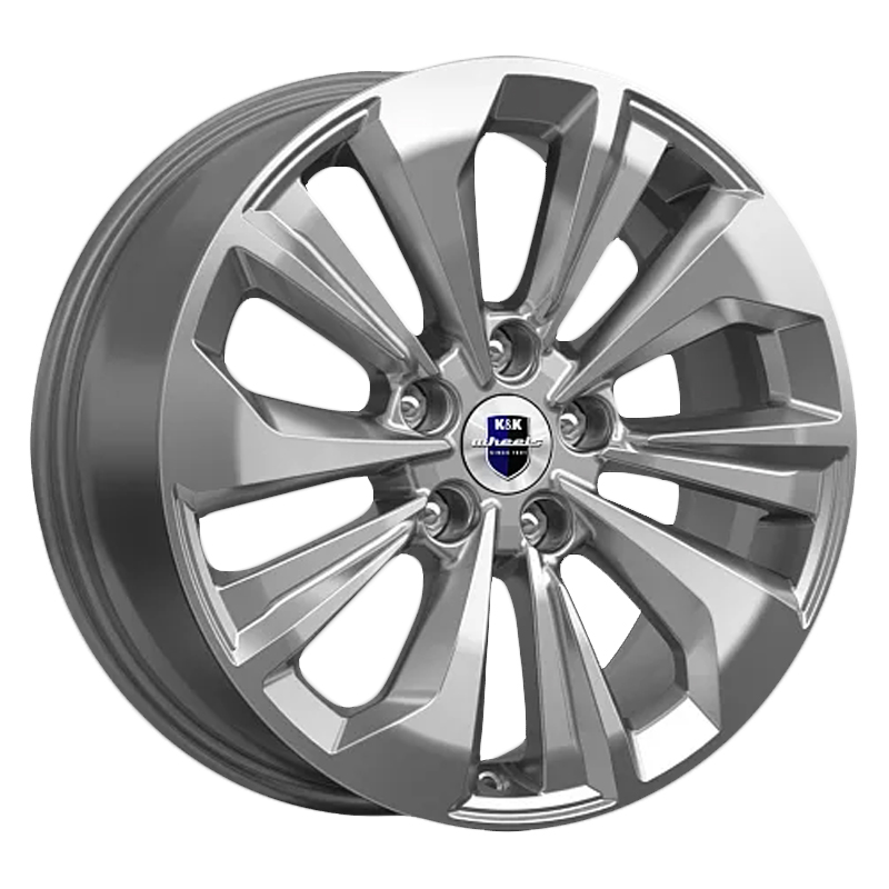 Диск 7.5x17 5x108 ET45 D67.1 K&K КС936 Дарк платинум