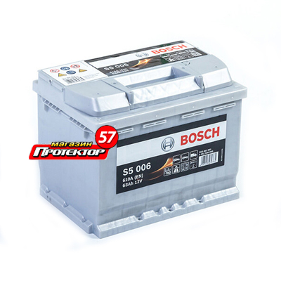 Аккумулятор Bosch Silver Plus 63 А/ч L+ прямая EN610A 242x175x190 Стандартные