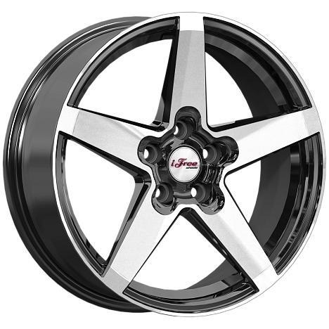 Диск Литой 6.5x17 PCD 5x112 ET37 D57.1 iFree Токен Блэк Джек