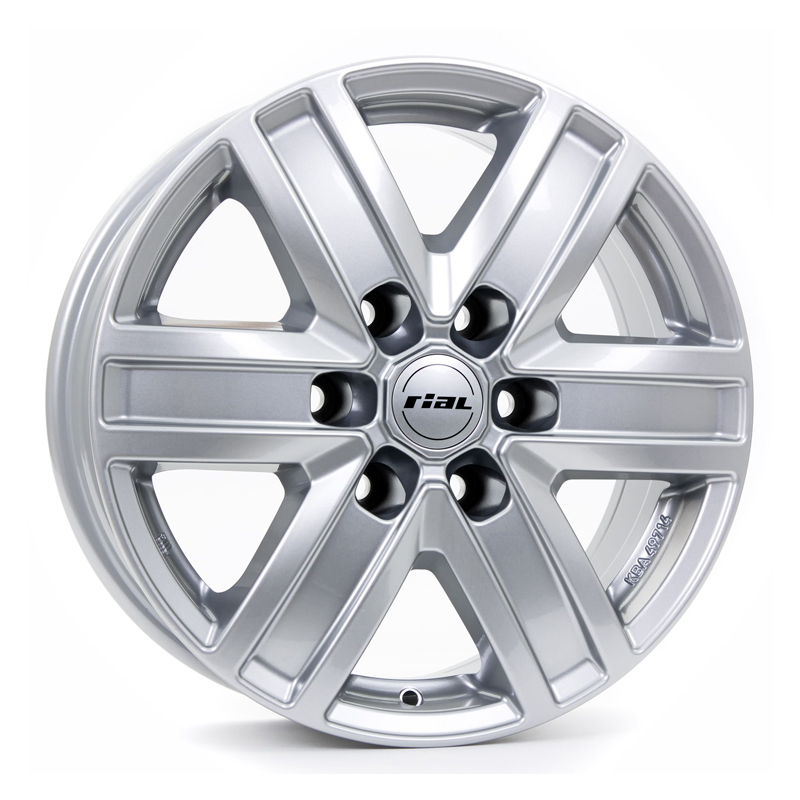 Диск 7x17 6x114.3 ET22 D66.1 Rial Transporter 6 Polar Silver