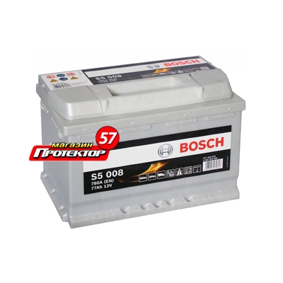 Аккумулятор Bosch Silver Plus 77 А/ч R+ обратная EN780A 278х175х190 Стандартные
