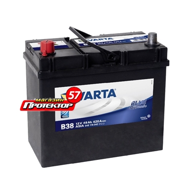 Аккумулятор Varta Blue Dynamic 48 А/ч L+ прямая EN900A 238x129x227 Стандартные