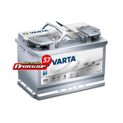 Аккумулятор Varta Silver Dynamic 70 А/ч R+ обратная EN850A 278х175х190 Стандартные
