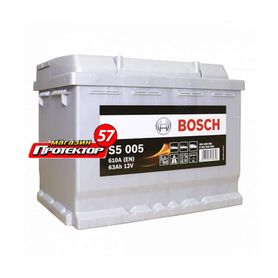 Аккумулятор Bosch Silver Plus 63 А/ч R+ обратная EN610A 242x175x190 Стандартные
