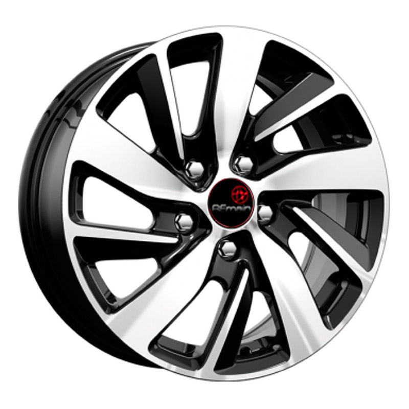 Диск 6.5x16 5x108 ET50 D63.35 Remain R166 Алмаз-черный