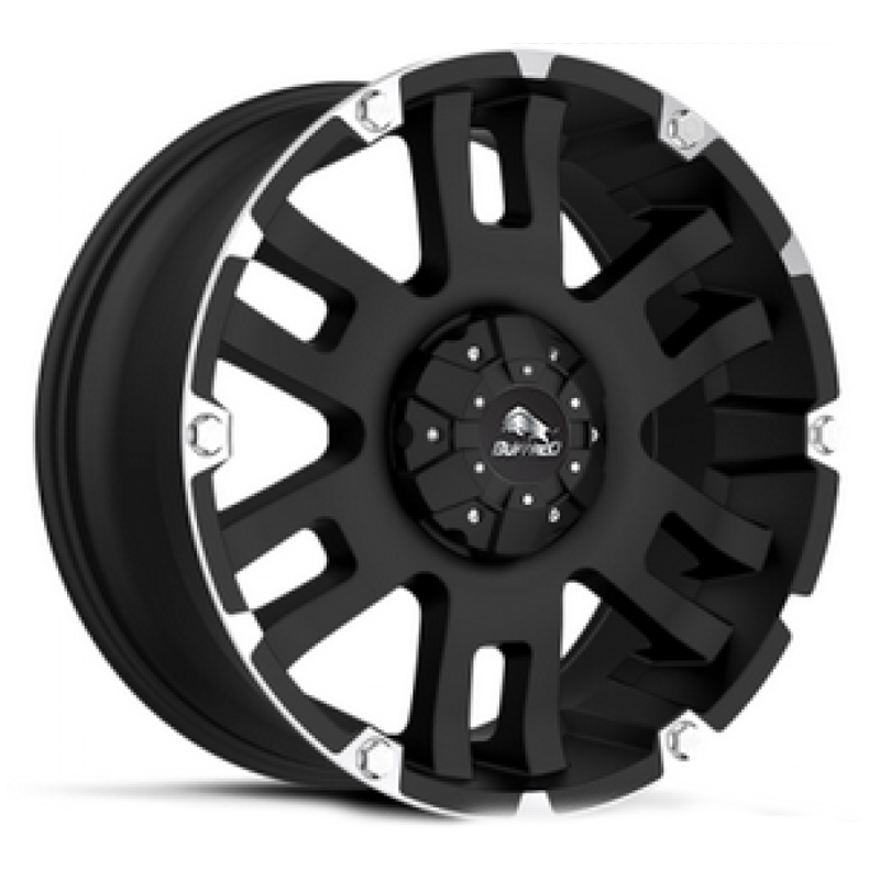 Диск 8.5x17 6x139.7 ET25 D106.3 Buffalo BW-004 matte-black