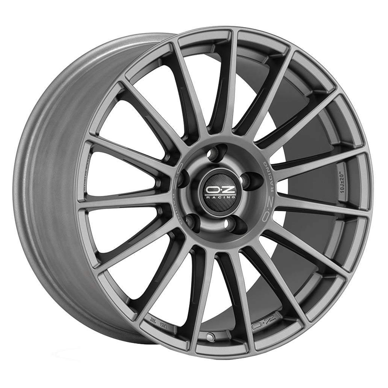 Диск 10x20 5x130 ET48 D71.6 OZ Racing Superturismo Dakar Matt Graphite + Silver Lettering