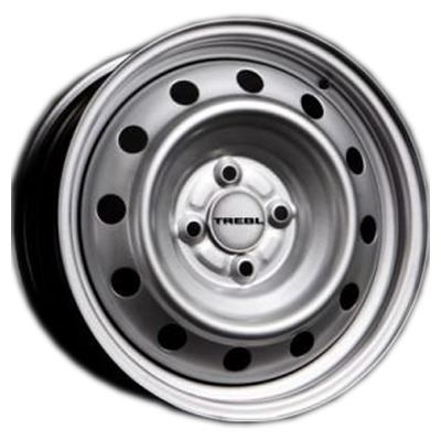 Диск 5.5x14 4x98 ET35 D58.6 Trebl Штамп P Silver