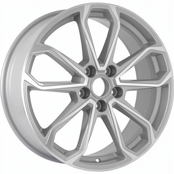 Диск Литой 7x18 PCD 5x114.3 ET49 D67.1 Khomen Wheels KHW1816 F-Silver-FP