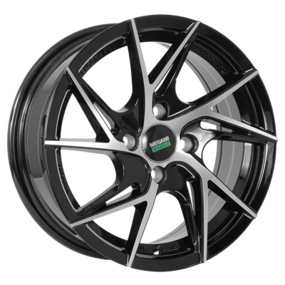 Диск 6x14 4x98 ET35 D58.6 Megami MGM-24 BKF