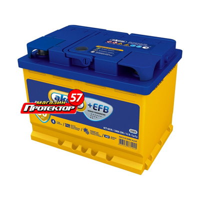 Аккумулятор AKOM Efb+ 60 А/ч L+ прямая EN600A 242x175x190 Стандартные
