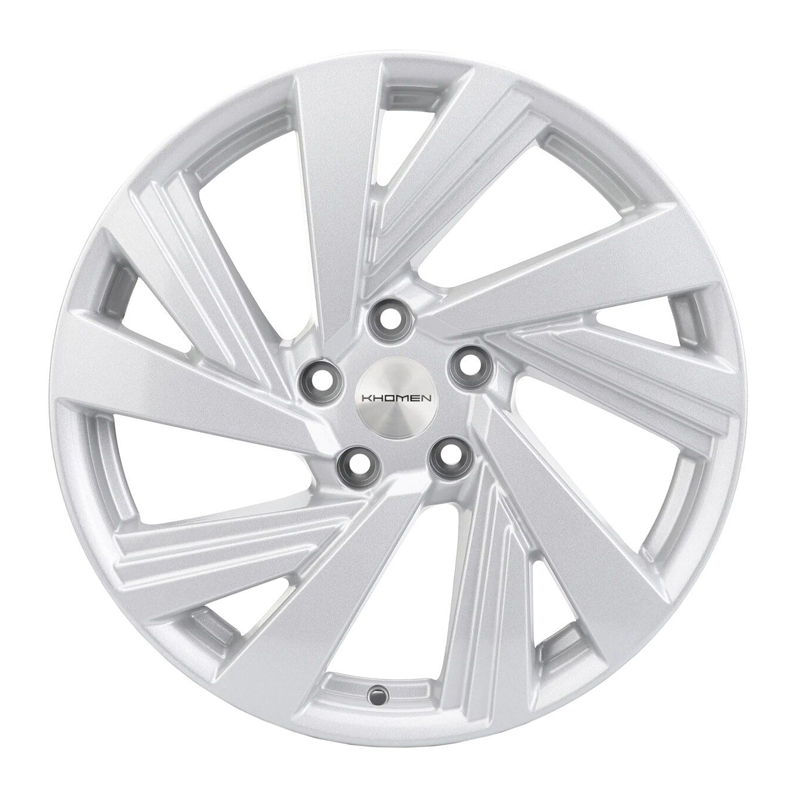 Диск 7.5x18 5x114.3 ET52.5 D67.1 Khomen Wheels V-Spoke 801 F-Silver